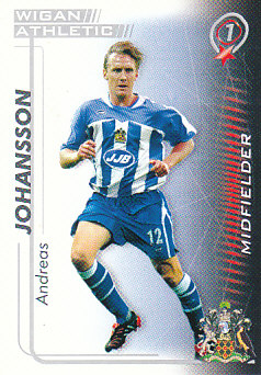 Andreas Johansson Wigan Athletic 2005/06 Shoot Out #352